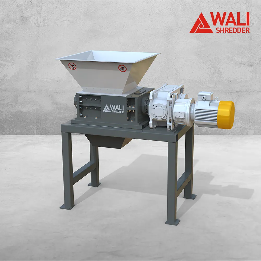 WaLi wood crushers machine double shaft shredder biomass pellet machine for coconut shell