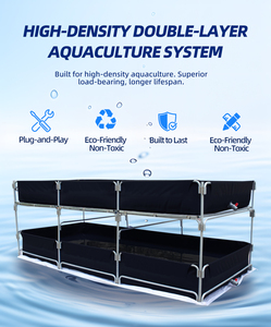Marco de tubo galvanizado prefabricado, tanque de agua, <span class=keywords><strong>estanque</strong></span>, <span class=keywords><strong>lona</strong></span> para acuicultura, ganado, almacenamiento de agua - Product Image 2