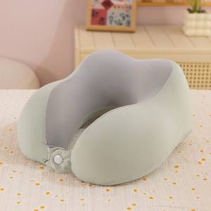 Almohadas de Viaje para el Cuello con Tela Refrescante para el Verano, para Viajes en Auto y Avión, Fabricante OEM BSCI, Venta al Por Mayor, Logotipo Personalizado - Product Image 4