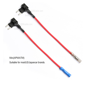 Kit Adaptor Sambungan Sirkuit Mini 12V Fuse Tap Profil Rendah Micro2 ATS Fuse Holder Otomotif Kabel Tugas Berat Isolasi PVC - Product Image 2