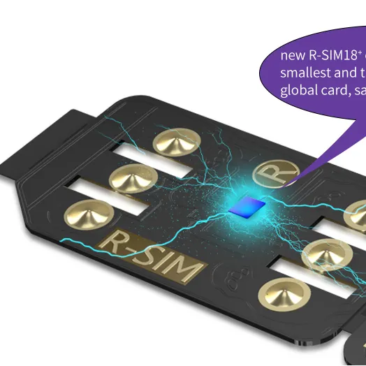 Asli Memasok Gevey Sim RSIM18 + Dual-Chip CPU untuk iPhone 14 Series 5G Versi IOS16 Unlocking Kartu Sticker
