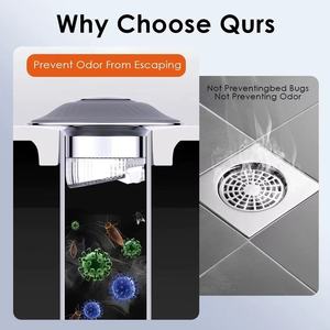 Desagüe de fregadero de acero inoxidable moderno, lavabo de desbordamiento de lavabo comunal, artículos sanitarios de baño, desagüe de aguas residuales para <span class=keywords><strong>baños</strong></span> - Product Image 2