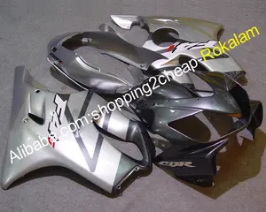 עבור הונדה CBR600 600F4i 04 05 06 07 CBR600 F4i CBRF4i 2004 2005 2006 2007 אופנוע ABS פלסטיק כסף שחור fairing