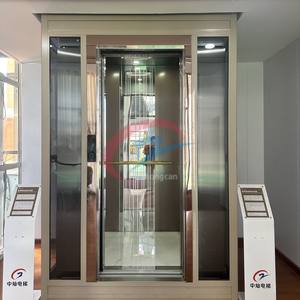Ascensore elettrico per passeggeri da 450kg per Villa da 630kg con ascensore automatico per porte scorrevoli con apertura centrale - Product Image 2