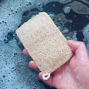 Loofah Sponge Rectangle Pad For Pots And Pans Dish Cleaning Scouring Tool - Product Image 3