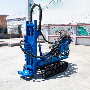 Заводская поставка: Малогабаритная гусеничная гидравлическая установка для забивания свай (винтовых свай) для солнечных фотоэлектрических систем - Product Image 5