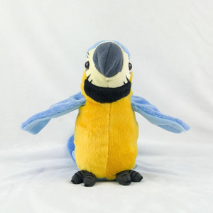 Jouet en peluche électrique, perroquet parlant avec ailes mobiles, perroquets enregistrables - Product Image 3