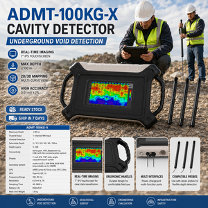 เครื่องตรวจจับพื้นที่ว่าง ADMT-100KG-X ของ Xinsu ความแม่นยำสูง 2% IP55 5-10W สร้างกราฟอัตโนมัติ สำหรับตรวจจับพื้นที่ว่างในถ้ำและพื้นที่ที่มีการเคลื่อนไหว - Product Image 4