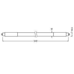 TUBO LED OSRAM T5 HF 549mm 7W 4000K - Product Image 3