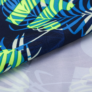 Không thấm nước 100% polyester đào da vải in sợi nhỏ đồng bằng twill cho phụ nữ ăn mặc áo cánh lót beachwear sử dụng - Product Image 4