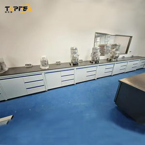 Établi de laboratoire Table murale Banc latéral Professionnel Durable Meuble de laboratoire multifonctionnel - Product Image 2