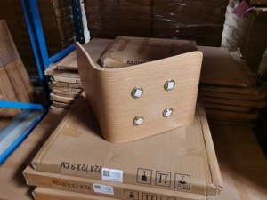 Silla curvada de madera para <span class=keywords><strong>restaurante</strong></span>, asiento moderno de estilo clásico - Product Image 4