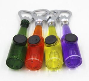 Ouvre-bouteille de bière rempli de liquide en forme de bouteille de bière personnalisée bon marché - Product Image 1