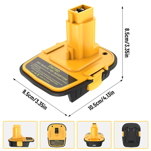 Pin chuyển đổi Adapter Tương thích với <span class=keywords><strong>Dewalt</strong></span> 18V 20V pin và milwaukee 18V Pin cho <span class=keywords><strong>Dewalt</strong></span> 18V Li-ion pin dm18rl - Product Image 3