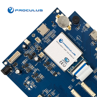 Module d'affichage LCD TFT pour écran tactile Android HMI intégré de 15 pouces, pour contrôle industriel médical, processeur quadricœur A7 1,3 GHz
