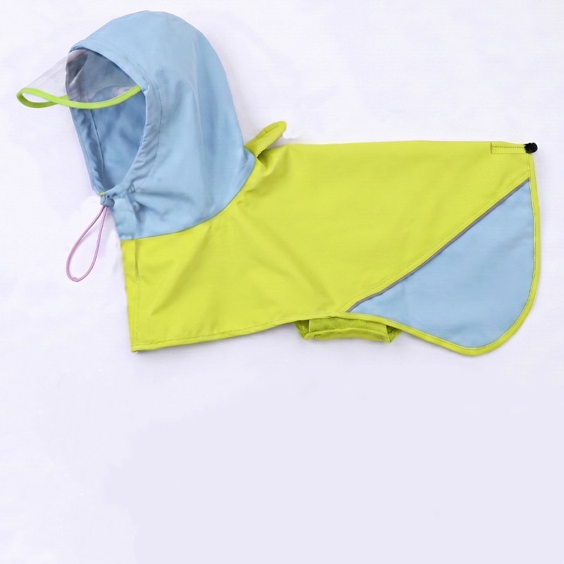 เสื้อกันฝนสีเหลือง+น้ำเงิน