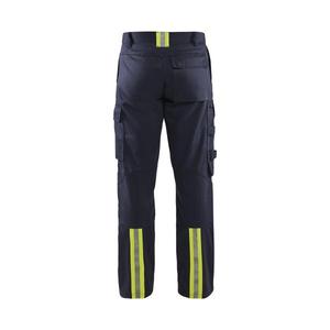 BLAKLADER - 170115018933D128 Pantalones de soldadura Azul marino/Amarillo-EAN 7330509560143 ROPA DE TRABAJO RESISTENTE A LLAMAS - Product Image 2
