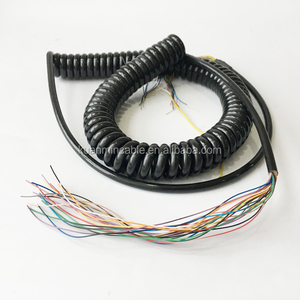 PU Coating Colorful Elastic <strong>Coil</strong> Cord Flexible Spring Spiral <strong>Cable</strong>, Industrial Automation Machinery Equipment - Product Image 5