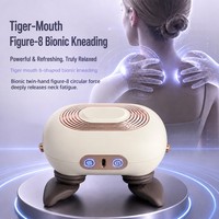 Vente directe d'usine, vente en gros, masseur cervical portable multifonctionnel rechargeable, massage par pétrissage des épaules et du cou