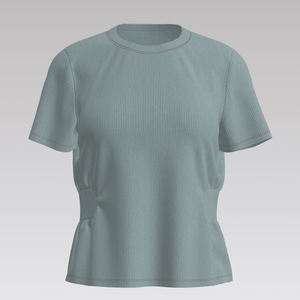 Tissu de poids moyen à texture drapée en rayonne polyester extensible - Product Image 3