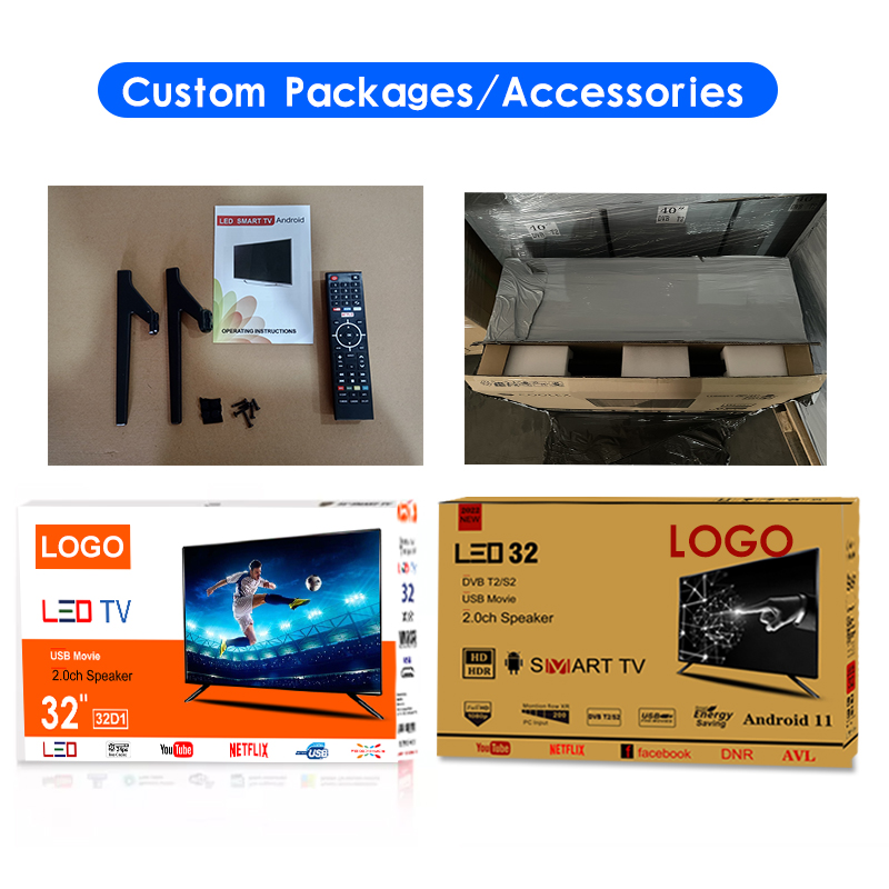 32 43 50 65インチAndroidスマートテレビ卸売価格LED Bluetooth