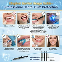 Protector de goma Dental profesional, Gel de barrera para blanqueamiento Dental