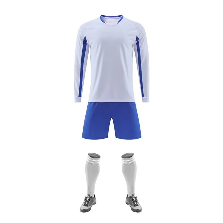 2024-2025 Neuestes beliebtes Design voll Sublimation Fußballtrikot individueller Fußball schnell trocknend bequemes Kleidungsstück Komplettset
