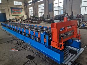 Huatong golfplaten- en dakpanvormmachine 5,5 kW motor Delta PLC voor stalen dakpannen (0,3-0,8 mm rolhoogte) - Product Image 6