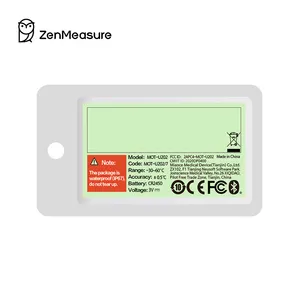 ZenMeasure 블루투스 무선 온도 센서 태그 모니터 데이터 로거 MOT-U202/7 신선한 의료 콜드 체인 기기에 사용
