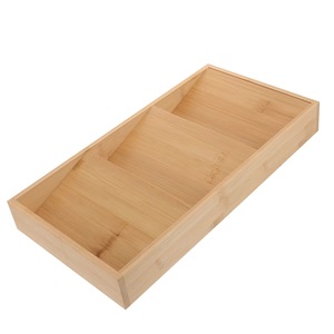 Kitchen countertop cabinet drawer spice organizer, seasoning rack, 3-tier bamboo seasoning storage rack - Product Image 4