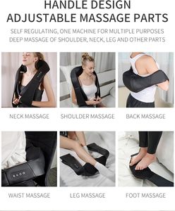 Shiatsu <b>Massager</b> with Heat Electric <b>Shoulder</b> Massage Device Smart <b>Neck</b> <b>Massager</b> - Product Image 5