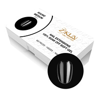 Faux ongles naturels Ballerina French Tip, ronds, droits, en amande, courts, vente en gros, lot de 602 pièces/boîte