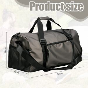 Bolsa Deportiva de Alta Calidad para Hombre, con Logotipo Personalizado, Impermeable, con Separación para Ropa Seca y Mojada, de Poliéster y Nailon, con Cierre, para Viajes y Gimnasio - Product Image 2