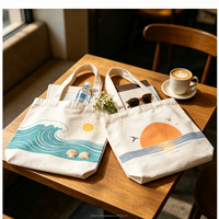 Sacs fourre-tout en toile de coton blancs personnalisés OEM/ODM de haute qualité pour le shopping, la plage et les voyages, réutilisables