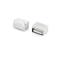 Connecteur USB-A étanche EZON BTAF-04-001 à 90 degrés, à quatre broches, avec borne L11.4, 4 broches, 3A