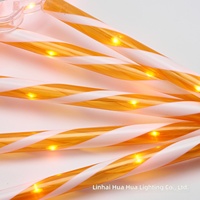 Décorations d'Halloween, ornements de jardin extérieurs, lumières d'ambiance pour balcon, lampes LED à ventouse alimentées par piles