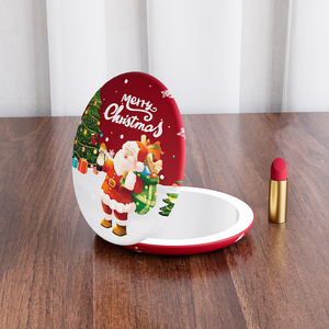 Cầm tay gấp có thể sạc lại LED thắp sáng du lịch 1X 10x Độ phóng đại xách tay Vòng Magnifying nhỏ gọn gương trang điểm cho quà tặng - Product Image 3