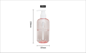 Bán buôn 250ml màu hồng rỗng vòng dầu gội điều hòa Lotion nhựa Chai PET cho mỹ phẩm container - Product Image 6