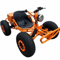 Kart électrique haute performance 48V 1000W avec transmission par arbre, autonomie 35-40 km, pour la conduite tout-terrain en extérieur