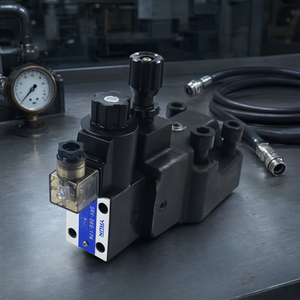 Vanne de régulation de pression à commande solénoïde hydraulique PN-3-R en acier pour systèmes hydrauliques - Product Image 2