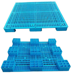Paleta de Plástico ZY-1414 de 1414 mm, Tipo Red de 9 Patas, de Una Sola Cara, Entrada de 4 Vías, para Envío de Exportación de Telas y Fibras - Product Image 5