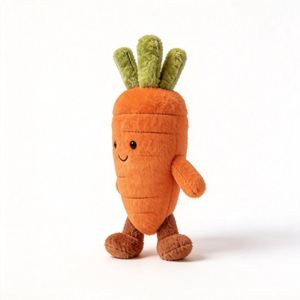 Nouvelle Peluche Carotte Douce et Moelleuse Personnalisée, Vente en Gros de Peluches Carottes Adorables - Product Image 4