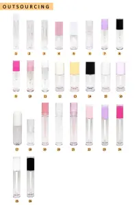 Tùy Chỉnh Logo Lip Gloss Nhãn Hiệu Riêng Làm Cho Của Riêng Bạn Matte Lipgloss