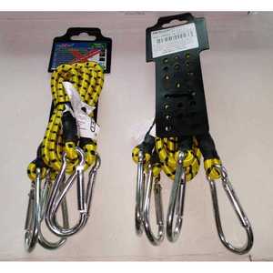 เชือกยางยืดคาราบิเนอร์ 8 มม. X 120 ซม. สำหรับการผูกมัดกลางแจ้ง - Product Image 1
