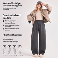 Robe longue décontractée de maternité pour femmes enceintes, coupe ample et fluide, idéale pour l'hiver, le printemps et l'automne, pour le quotidien