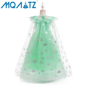 MQATZ Costume da Principessa <span class=keywords><strong>Elsa</strong></span> <span class=keywords><strong>Anna</strong></span> per Natale, TV e Film, Abito da Festa per Bambine BX1635 - Product Image 5