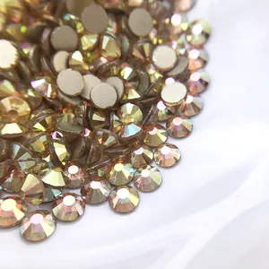 Groothandel Bulk Plaksteen Glas Nail Rhinestones Niet Hotfix Metalen Sunshine Nail Diamond Rhinestones Glas