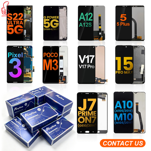 High Quality Mobile Phone LCD Display Touch Screen Panel Replacement Factory Direct for All Brands