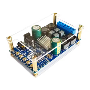 Плата цифрового усилителя Bluetooth, двухканальная, 50 Вт*2, с корпусом, без искрящегося звука - Product Image 1