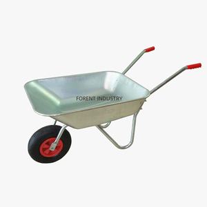 รถเข็นล้อเดียวโลหะชุบสังกะสีแบบยุโรปสำหรับงานหนัก - Product Image 6